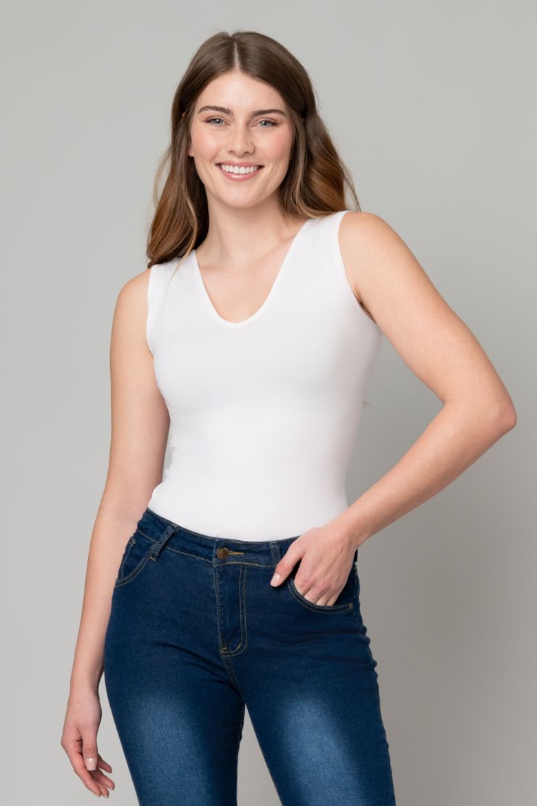 Ultra Soft V-Neck Seamless Tank
