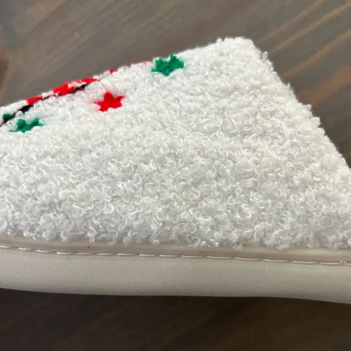 Christmas Tree Cake Slippers