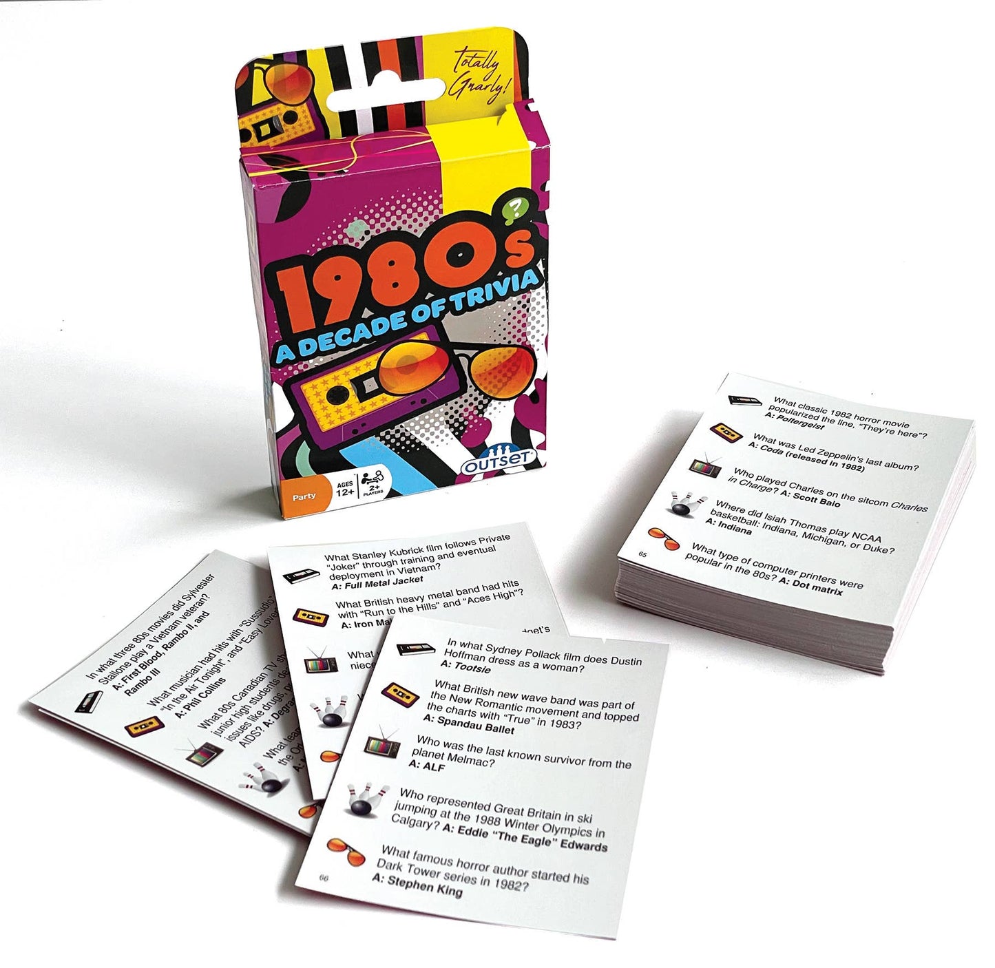 1980's A Decade of Trivia Card Game