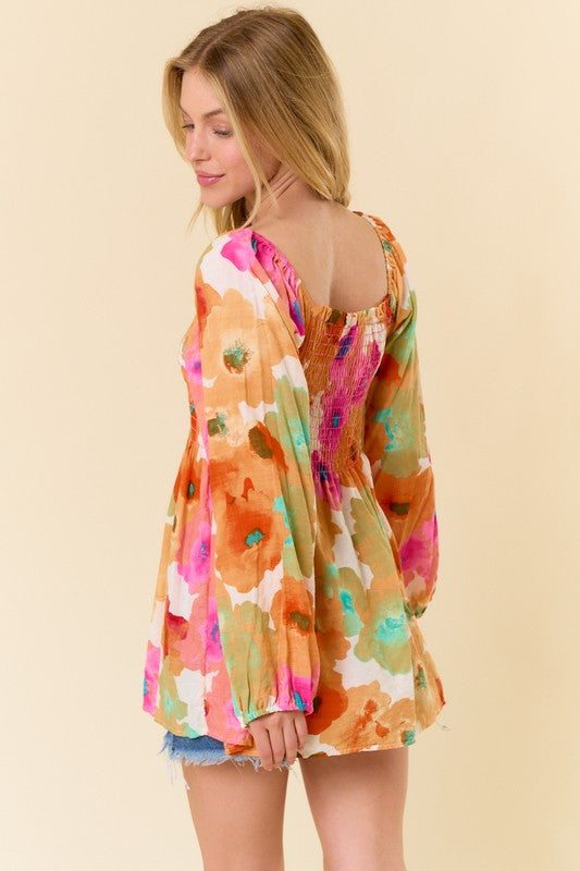 Everywhere Always Floral Top