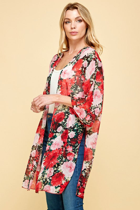 Floral Kimono