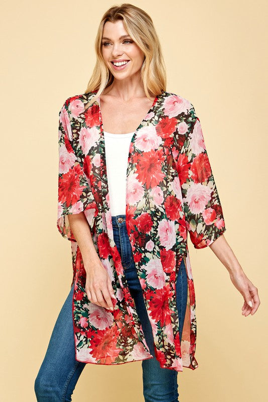 Floral Kimono