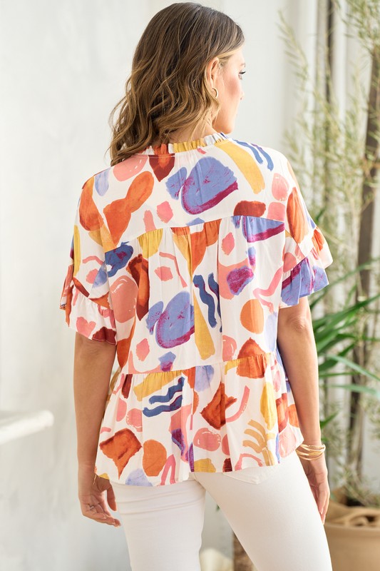 Abstract Patterned Top