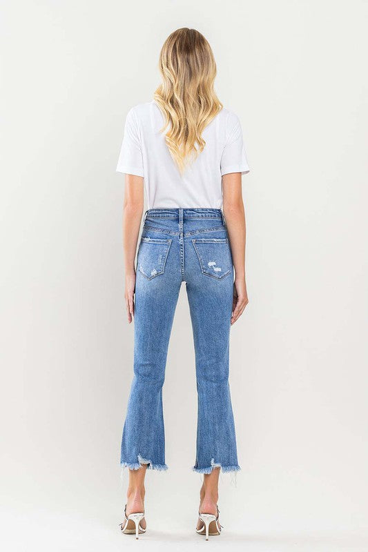 High Rise Kick Flare Jeans