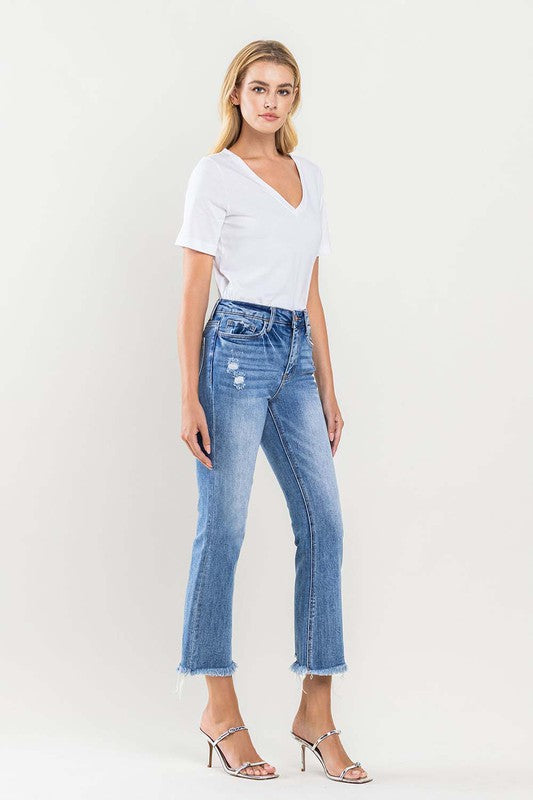 High Rise Kick Flare Jeans