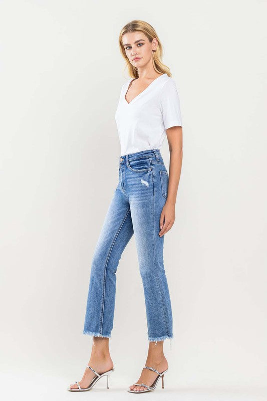 High Rise Kick Flare Jeans