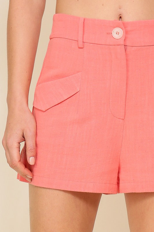 High-waisted Cargo Short