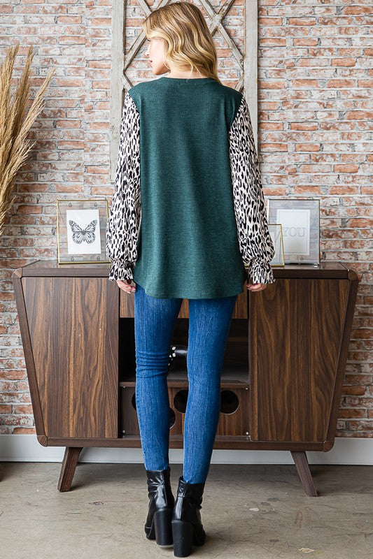 Thermal Top with Animal Long Sleeve