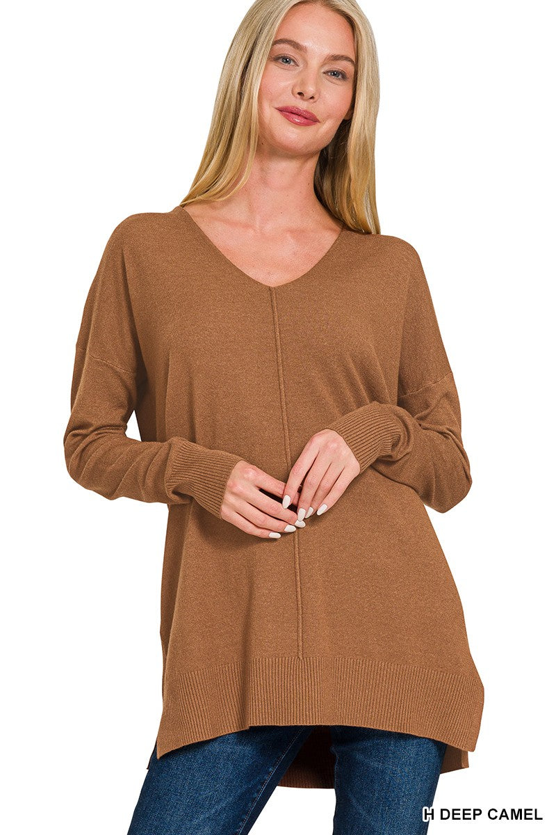 Viscose Front Seam Sweater