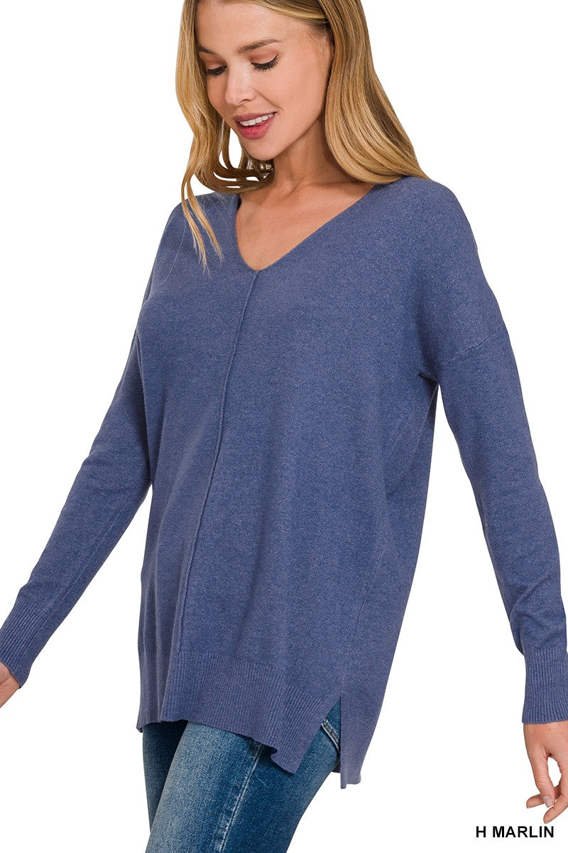 Viscose Front Seam Sweater
