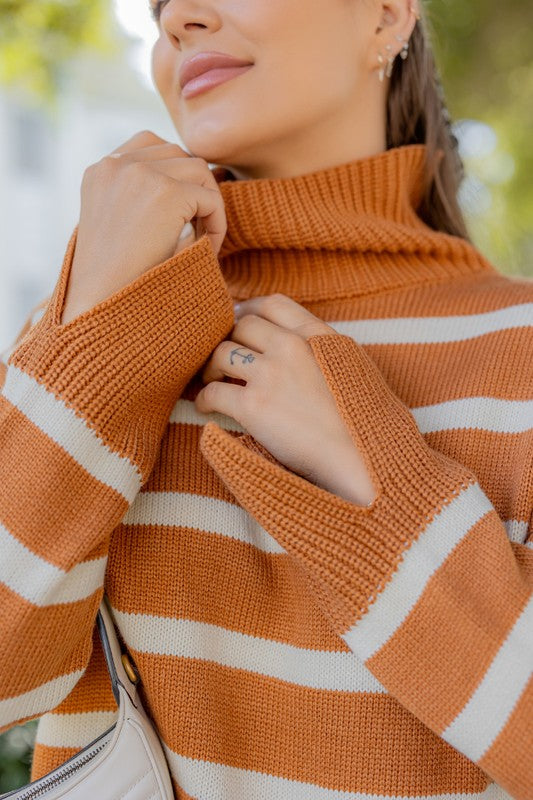 Stripe Knit Sweater