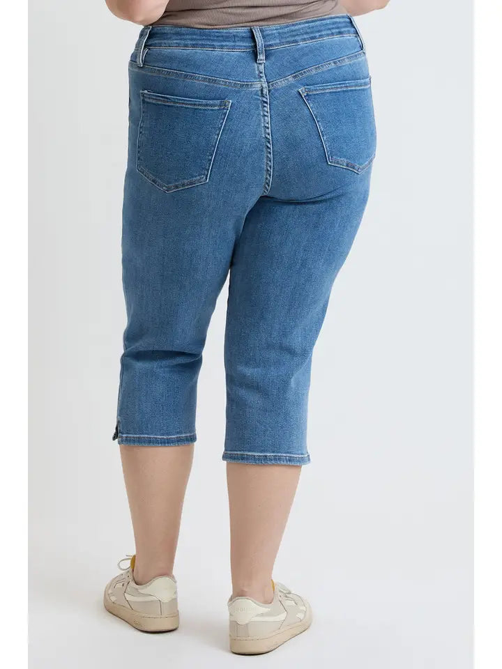 High Rise Premium Stretch Essential Capri