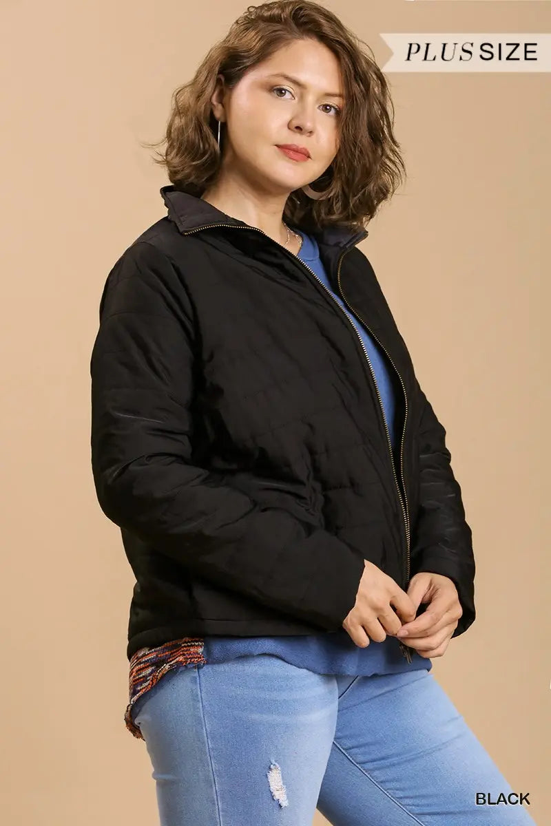 Zip Up Jacket with Pockets