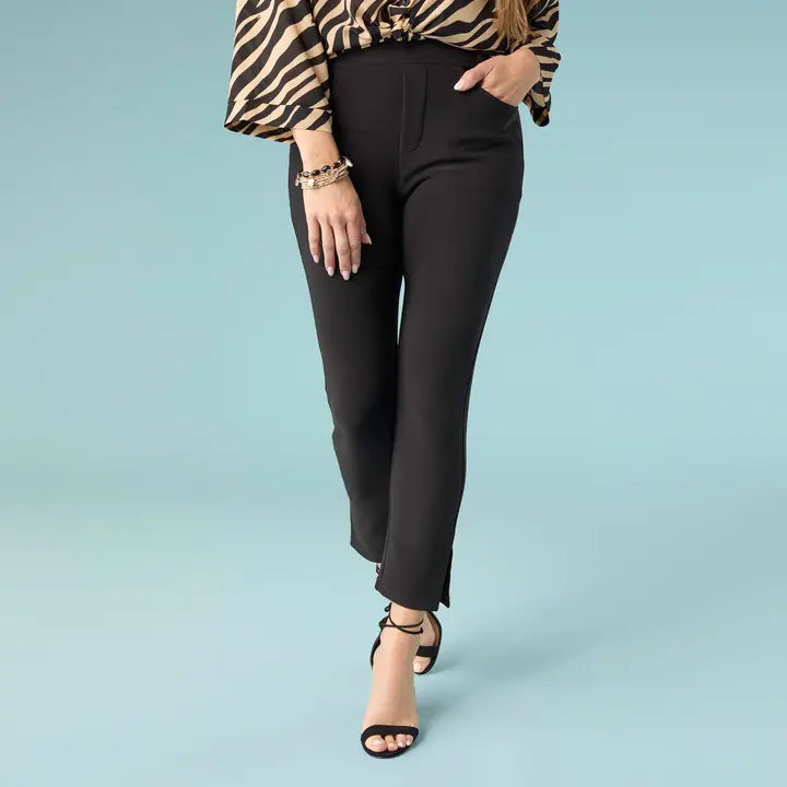 Georgie Capri with Side Slit