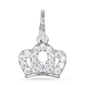 CZ Crown Charm