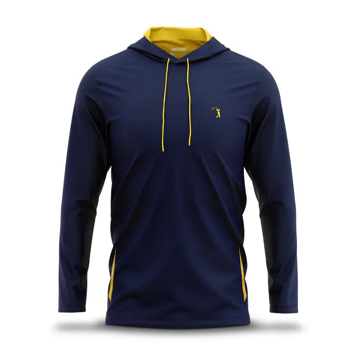Men's Navy/Yellow Hoodie
