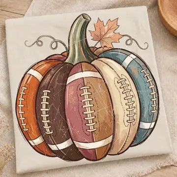 Football Pumpkin T-Shirt