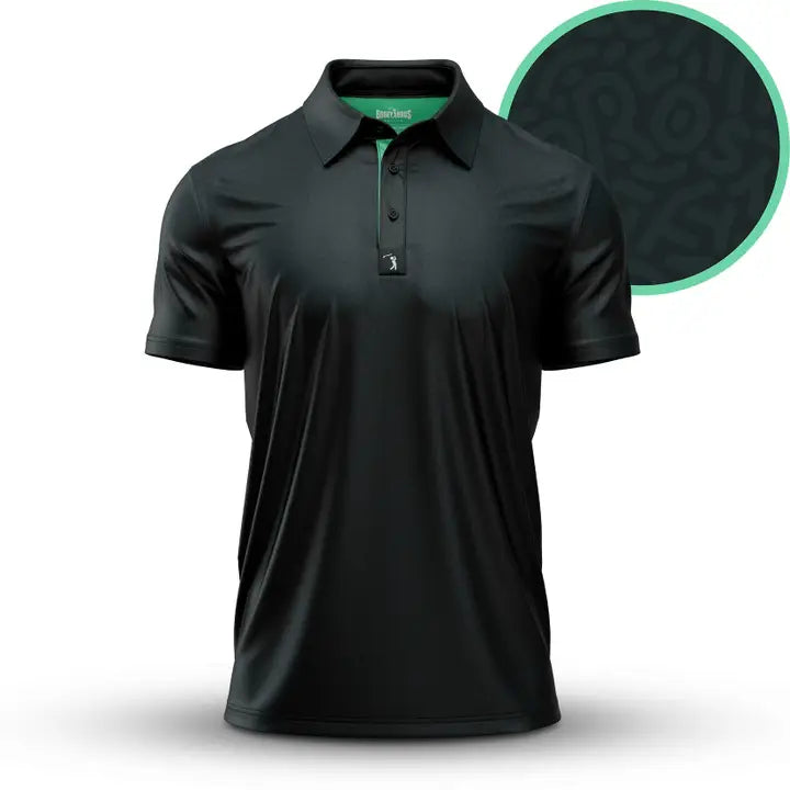 Men's Stealth Mode Dark Polo