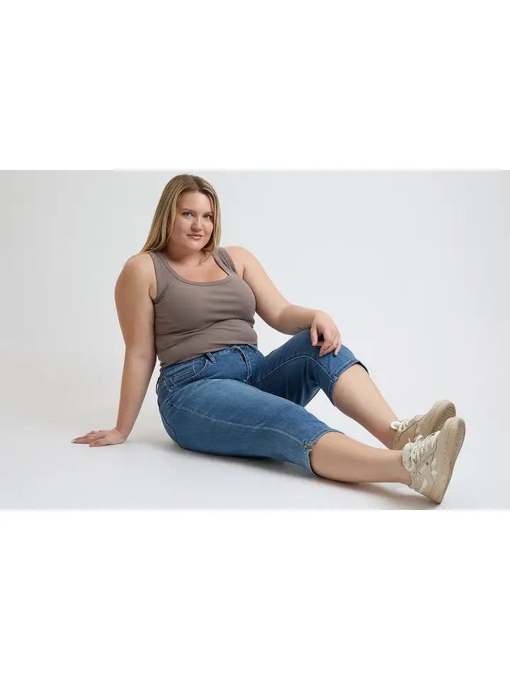 High Rise Premium Stretch Essential Capri