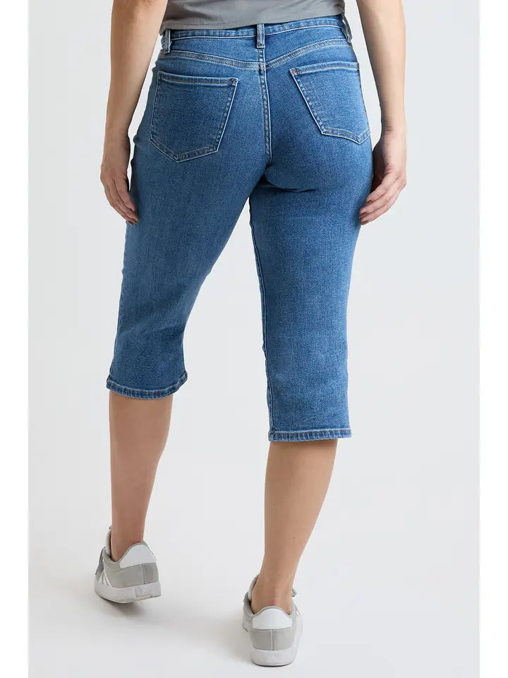 High Rise Premium Stretch Essential Capri