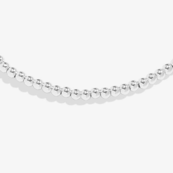 2.5mm Bead Stacking Bracelet Silver