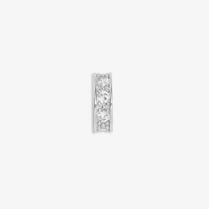 Pavé Charm Link In Silver Plating