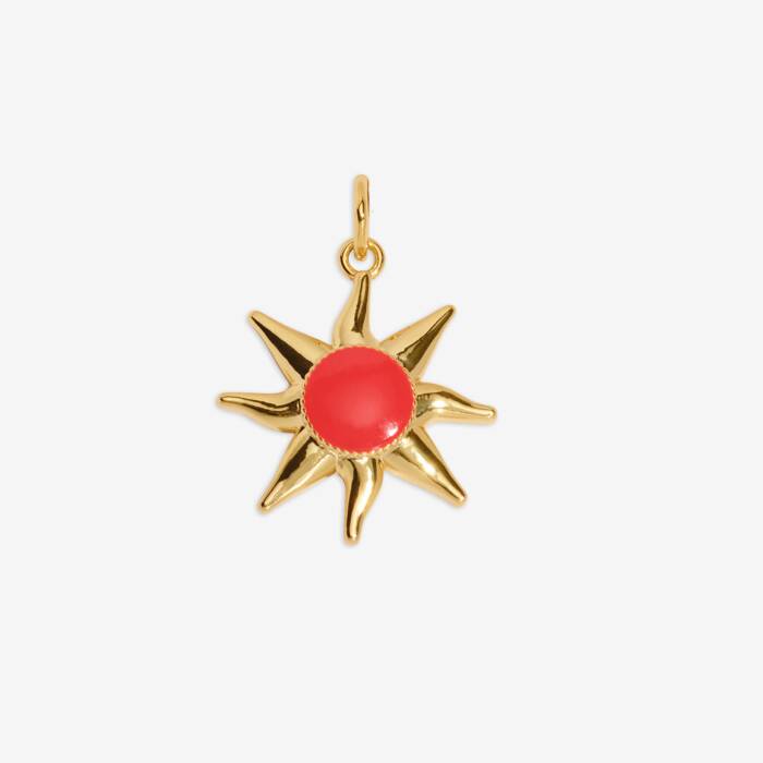 Radiance Medium Charm In Gold-Tone Plating