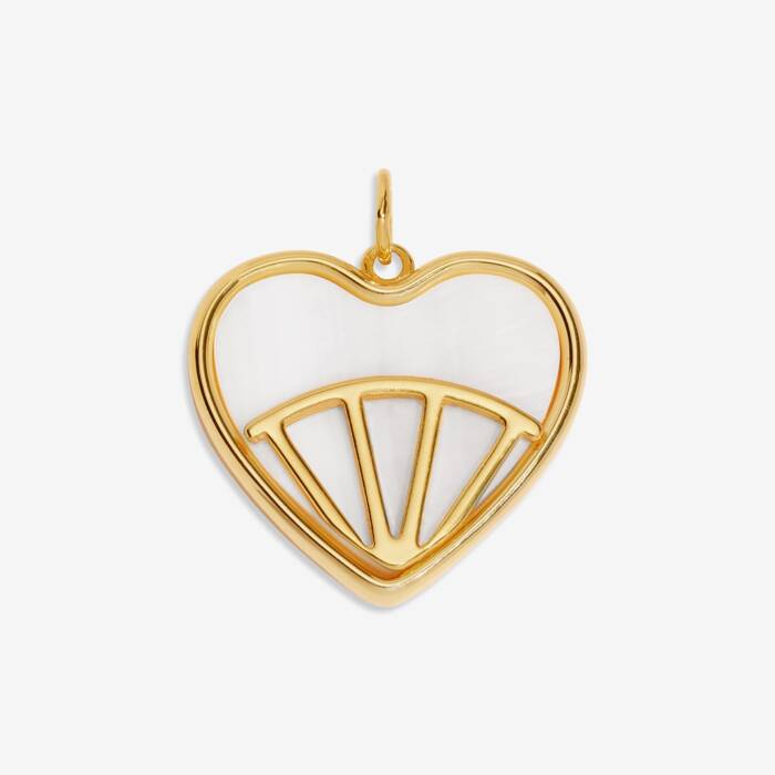 Grateful Large Charm In Gold-Tone Plating