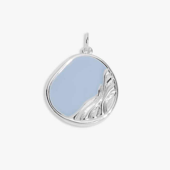 Make Waves Large Charm In Silver Plating