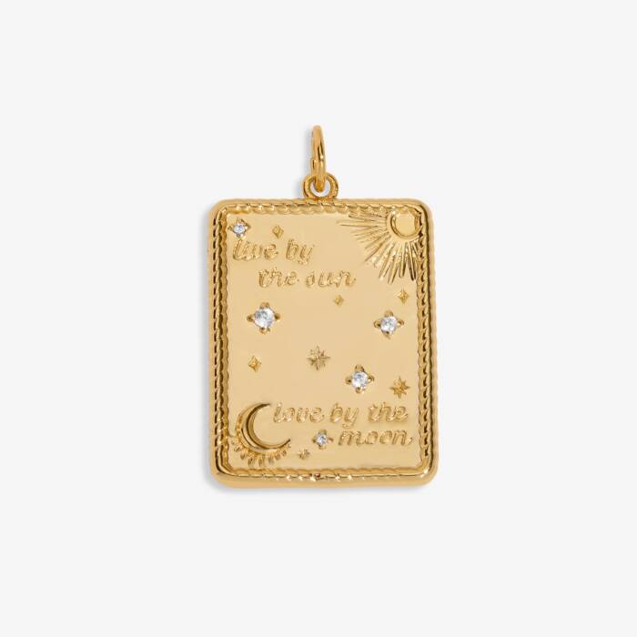 Love Life Large Charm In Gold-Tone Plating