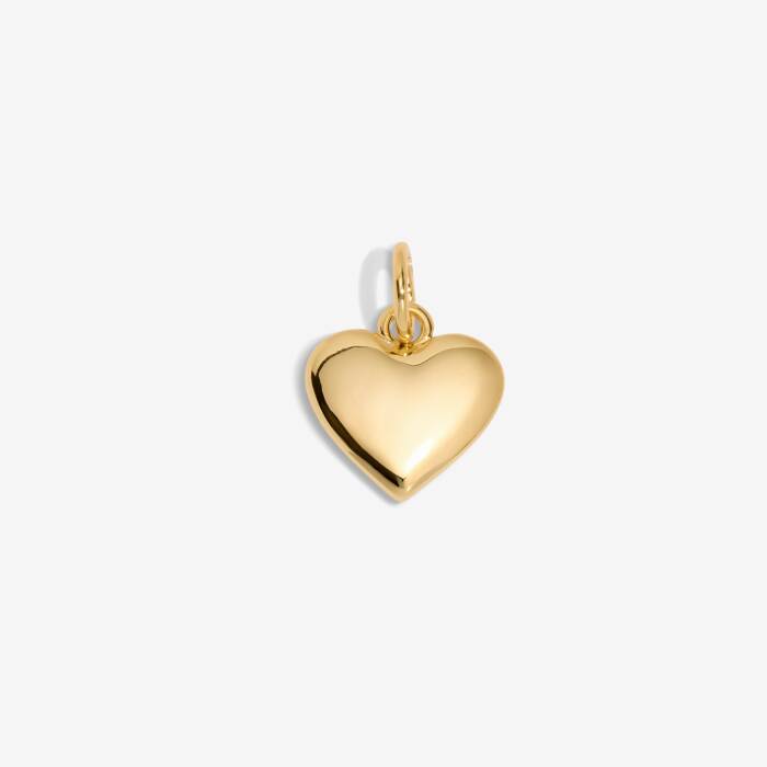 Loved Small Charm In Gold-Tone Plating