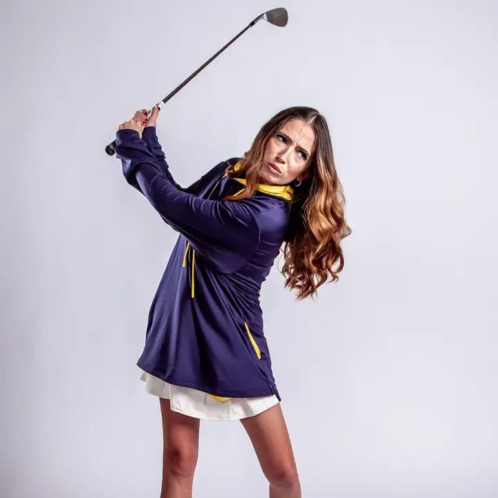 Men's Navy/Yellow Hoodie