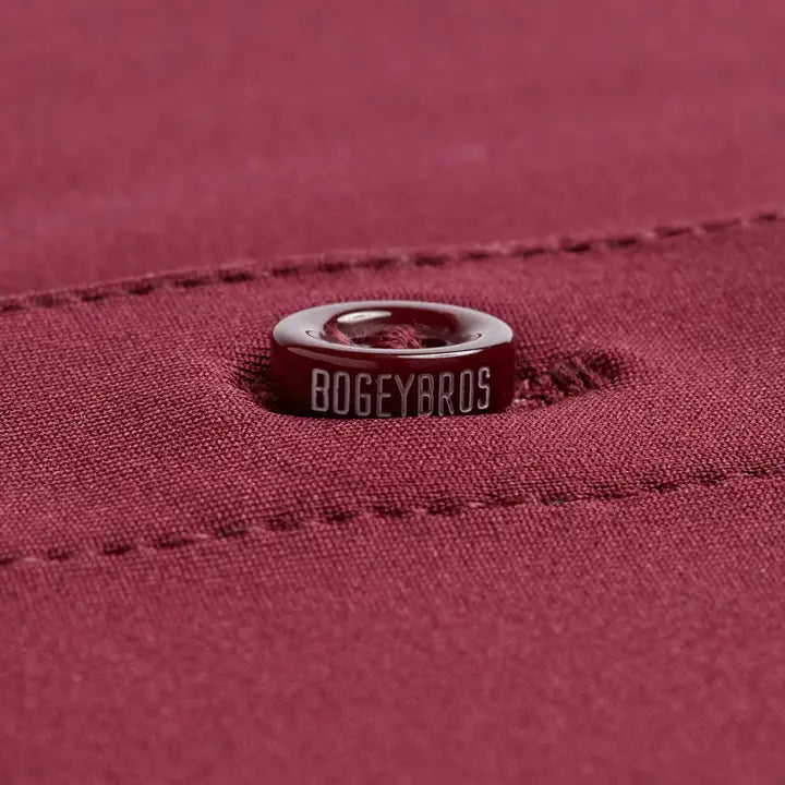 Men's Solid Oxblood Polo