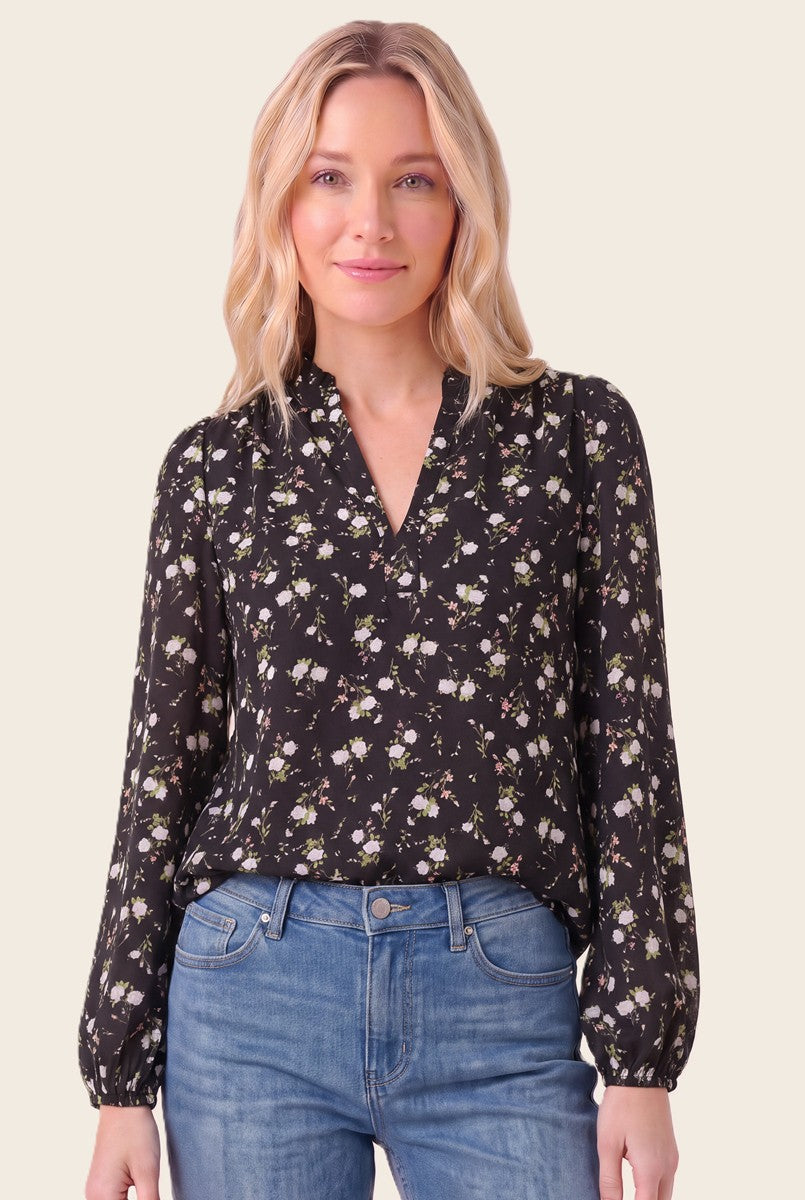 Midnight Bloom Blouse