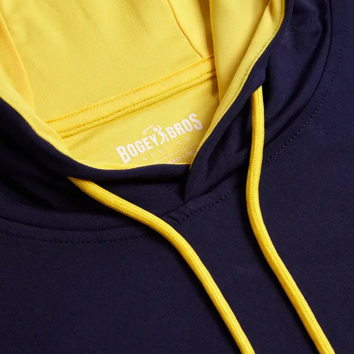 Men's Navy/Yellow Hoodie