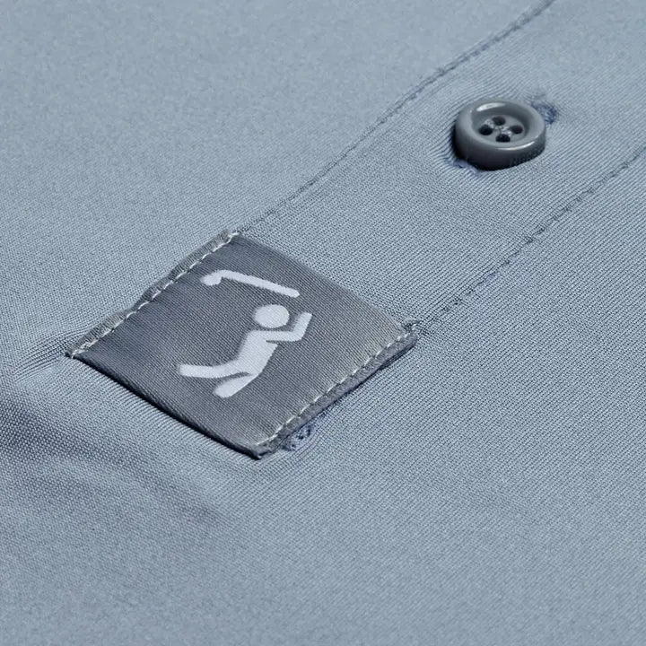 Men's Solid Carolina Blue Polo