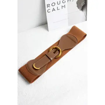 Angolo Stretch Leather Belt