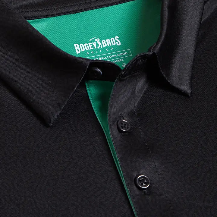 Men's Stealth Mode Dark Polo