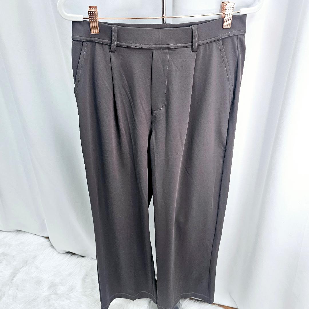Halara High Waisted Plicated Side Pocket Straight Leg Work Pants