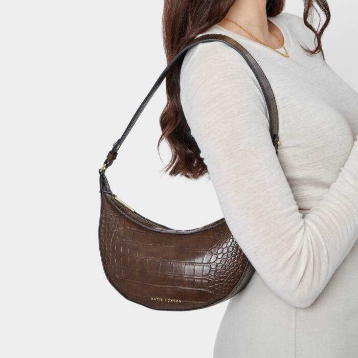 Katie Loxton Marni Faux Croc Small Shoulder Bag