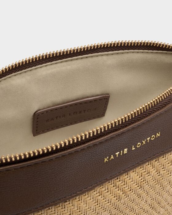 Katie Loxton Wristlet Raffia Clutch