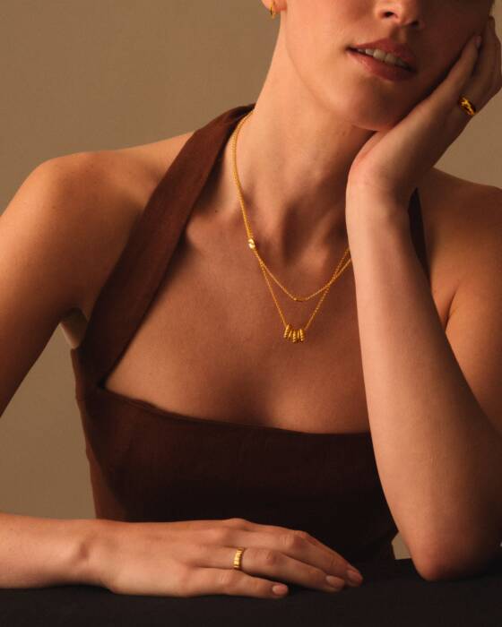 Laia Waterproof Gold Necklace