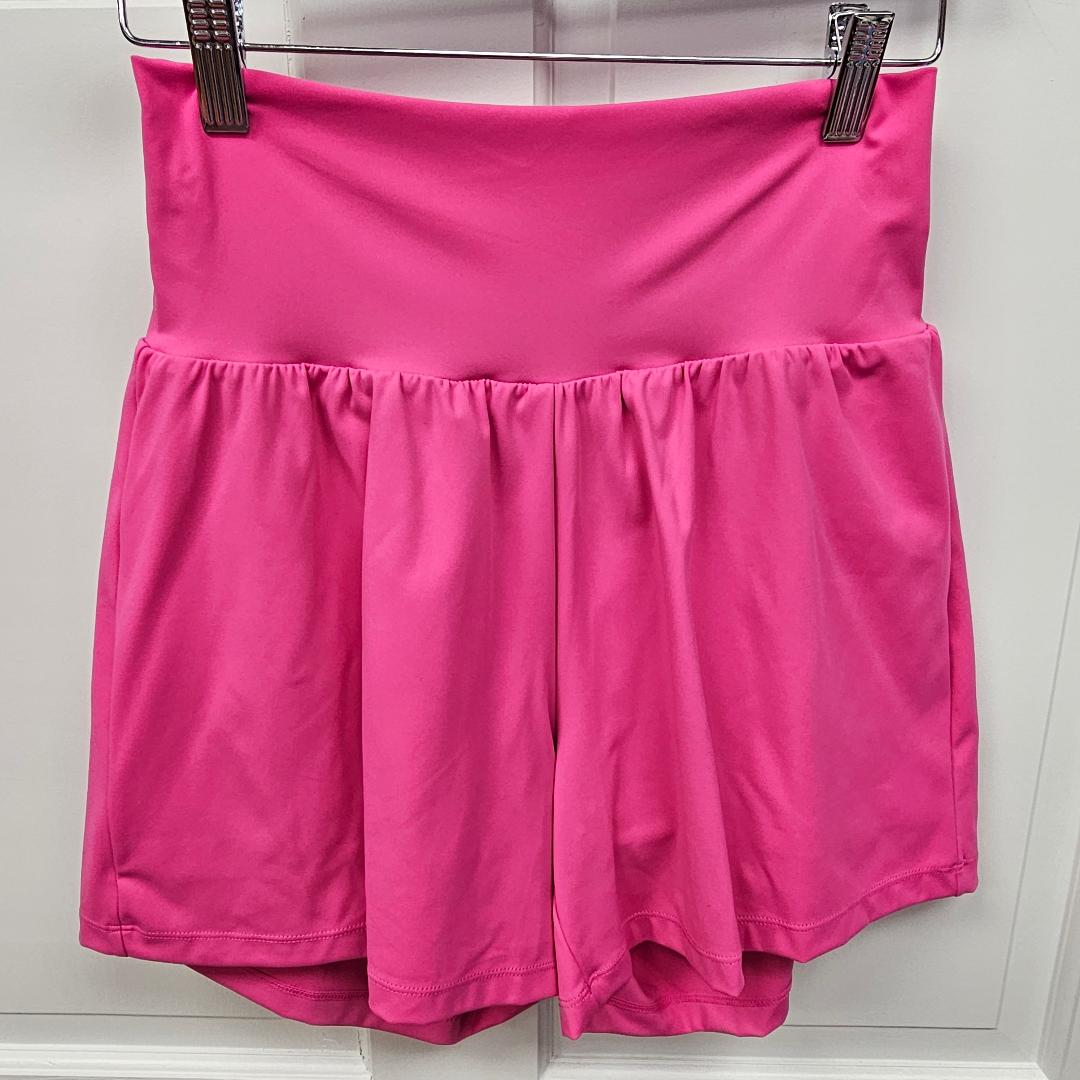 Halara Super High Waisted Back Pocket & Side Hidden Pocket 2-in-1 Yoga Shorts