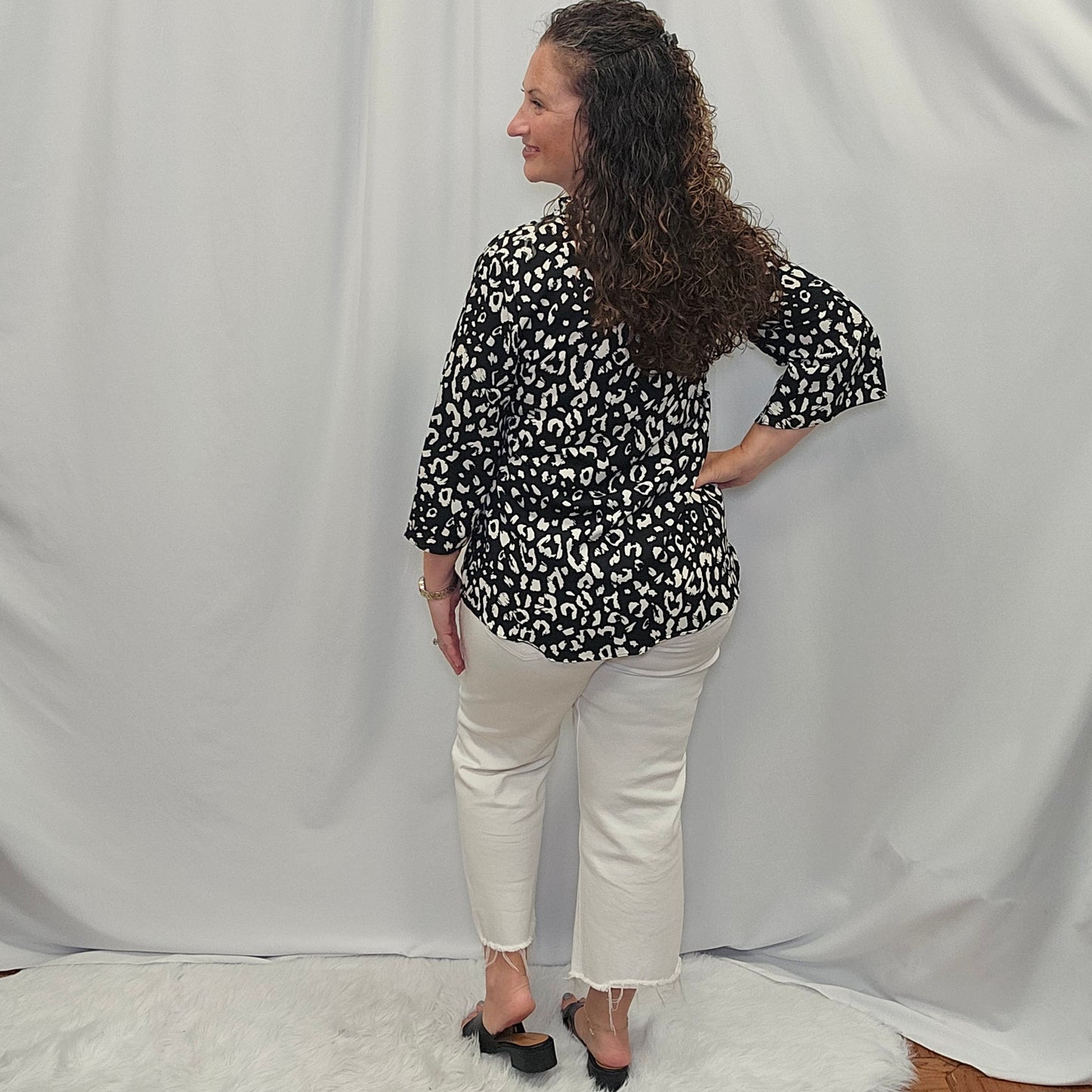 Ruffle Neck Blouse
