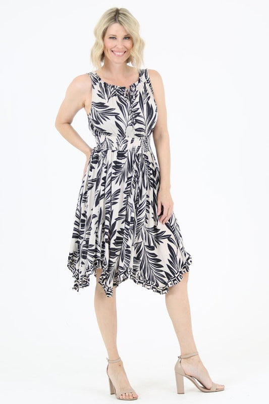Ruffle Dress w/ Smocking