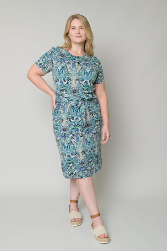 Tie Front Midi Dress