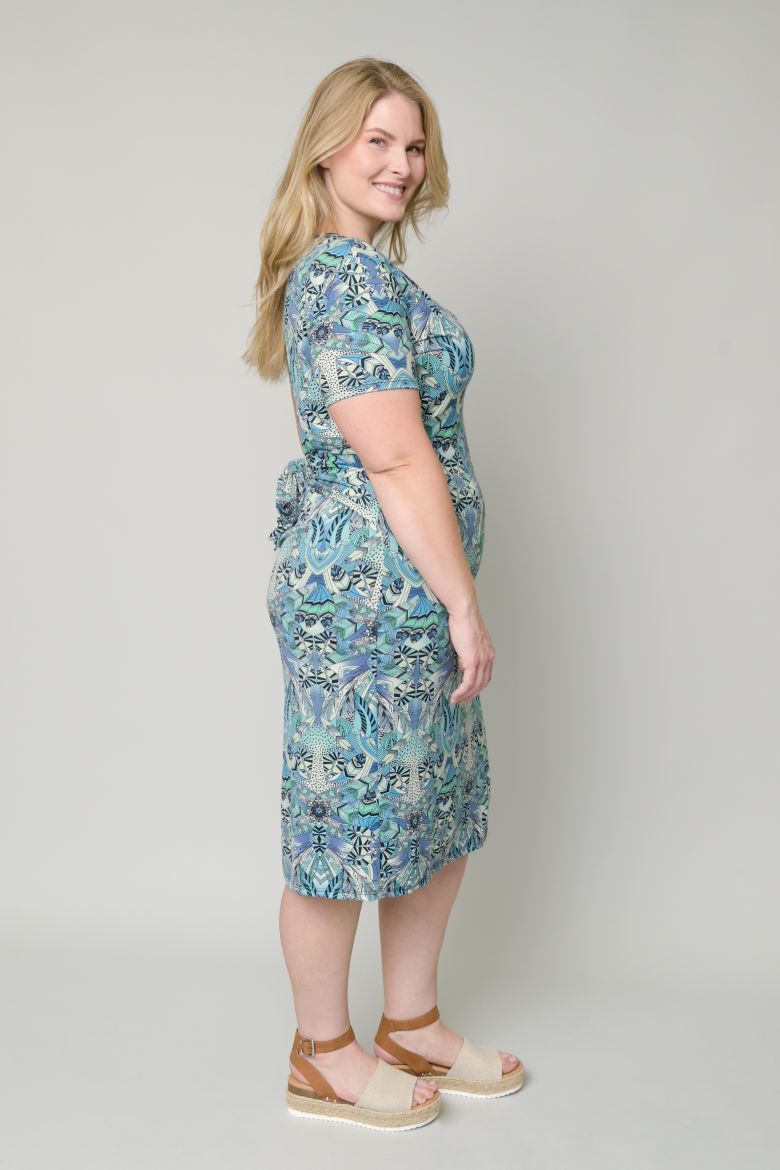 Tie Front Midi Dress