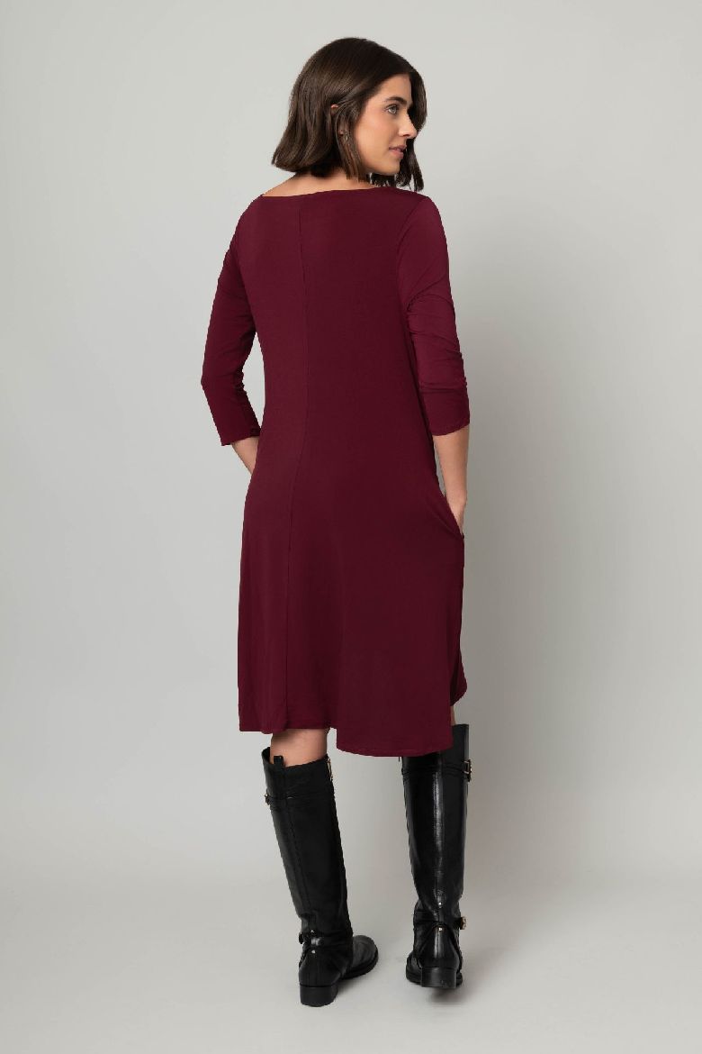 3/4 Sleeve Trapeze Dress