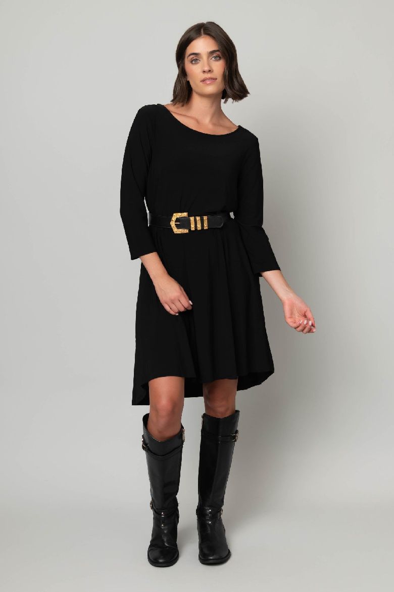 3/4 Sleeve Trapeze Dress