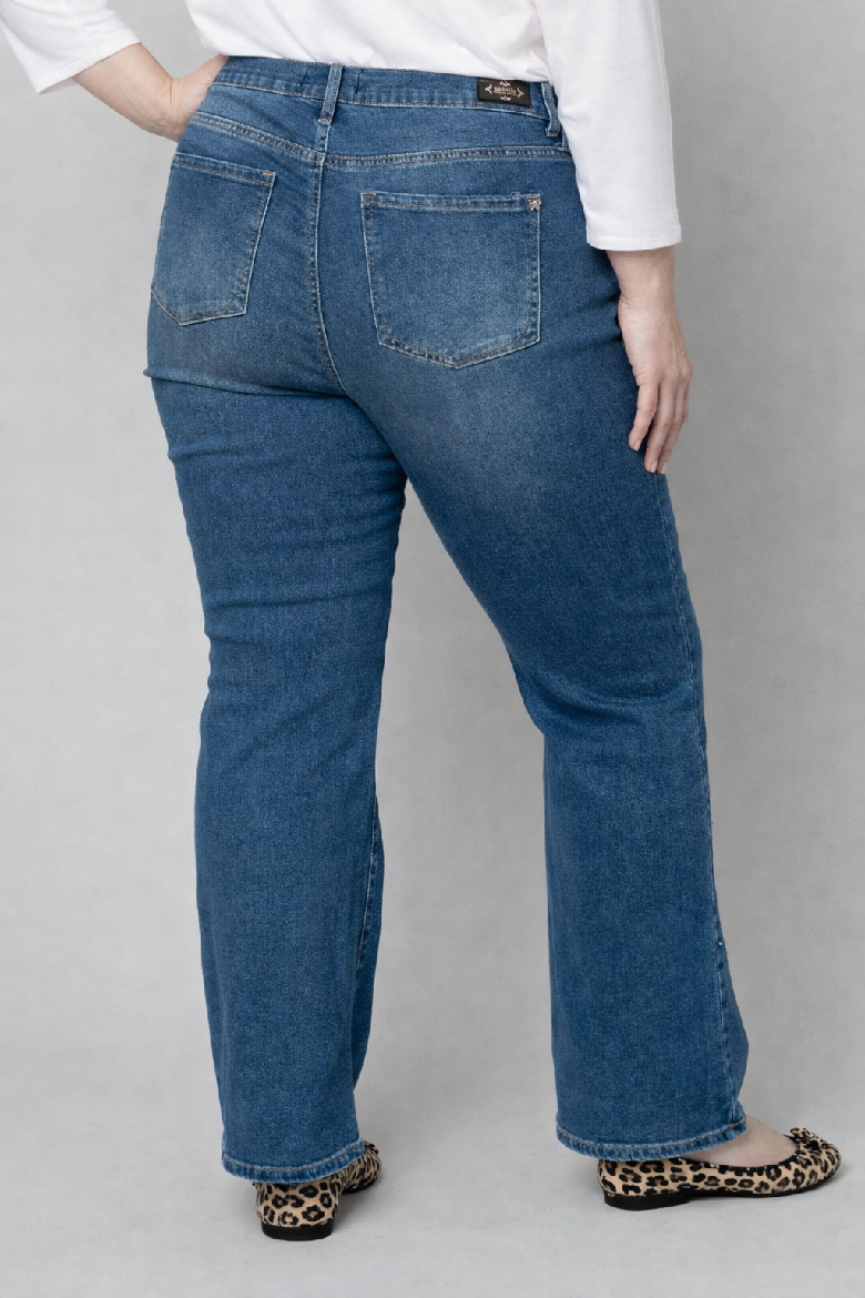 Embroidered Bootcut Jeans
